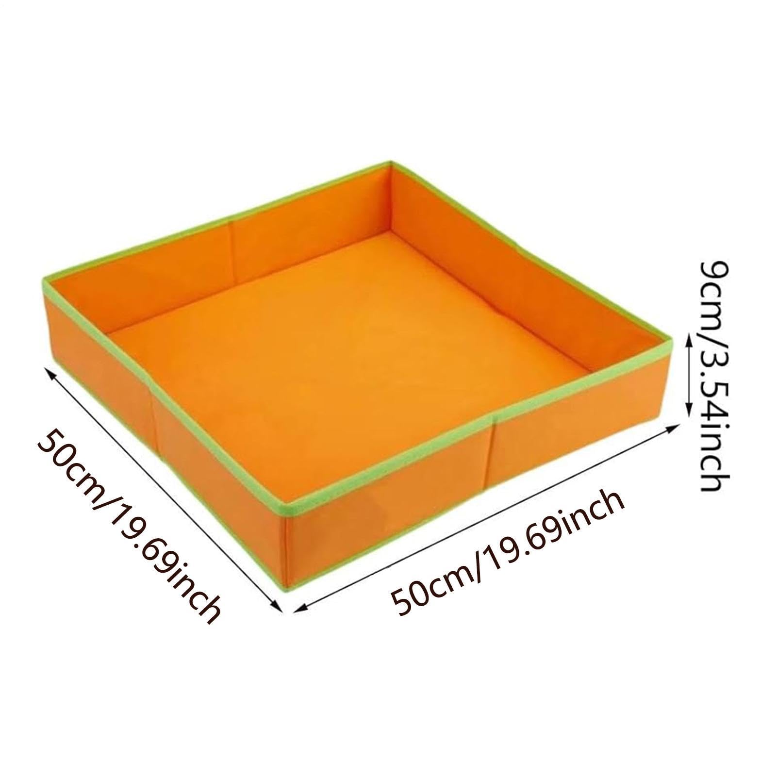 Sandtisch für Kinder, faltbar, wasserdicht, Vliesstoff, leicht, tragbar, einfache Lagerung, Aktivitätszentrum für und Mädchen, , Boden, Kindergarten