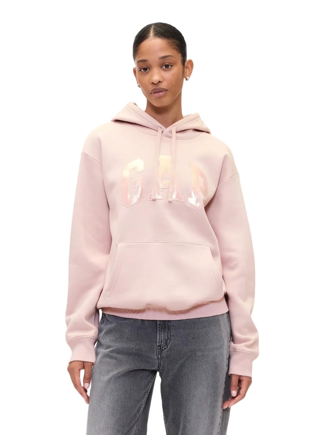 Amazon.co.jp: GAP レディース ロゴ パーカー フード付き プルオン