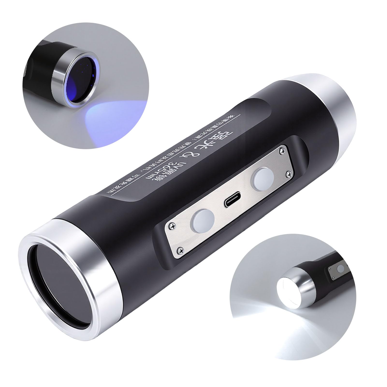 Marhynchus Lampe Torche Pierre Précieuse avec LED Dimmable, pour