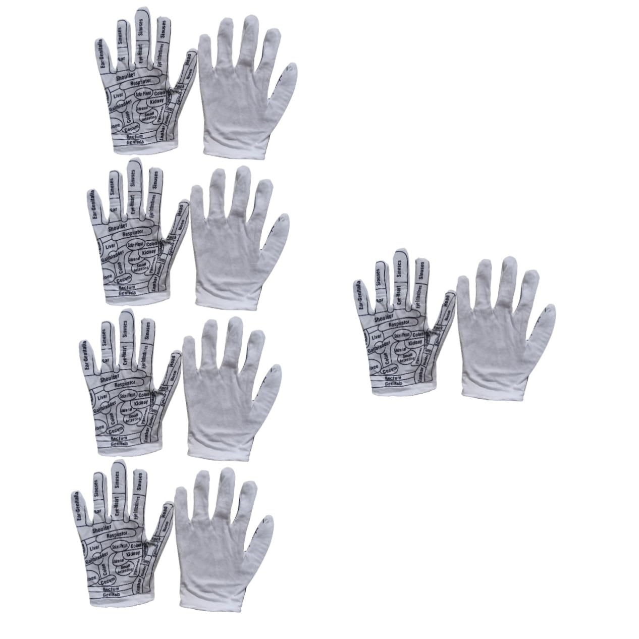 Beavorty 5paare Massagehandschuhe Elastischem Material Wiederverwendbare Tragbare Massagehandschuhe Entspannung Und Schmerzlinderung Geeignet Für Hände Und Füße Für Zuhause Und