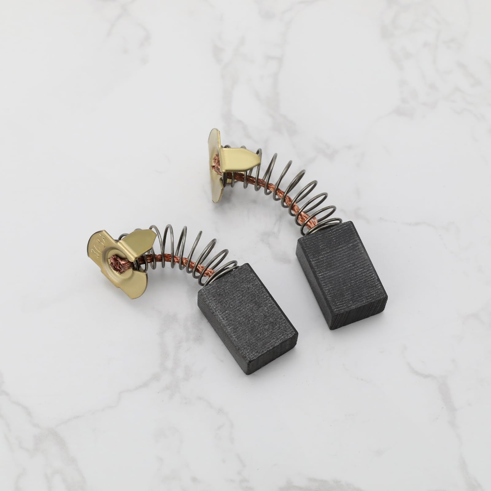 Lot De 4 Balais De Charbon 5x5x16mm Avec Fil De Cuivre Pour Moteur Électrique 12-24V - Compatible Mercedes Et Divers Équipements