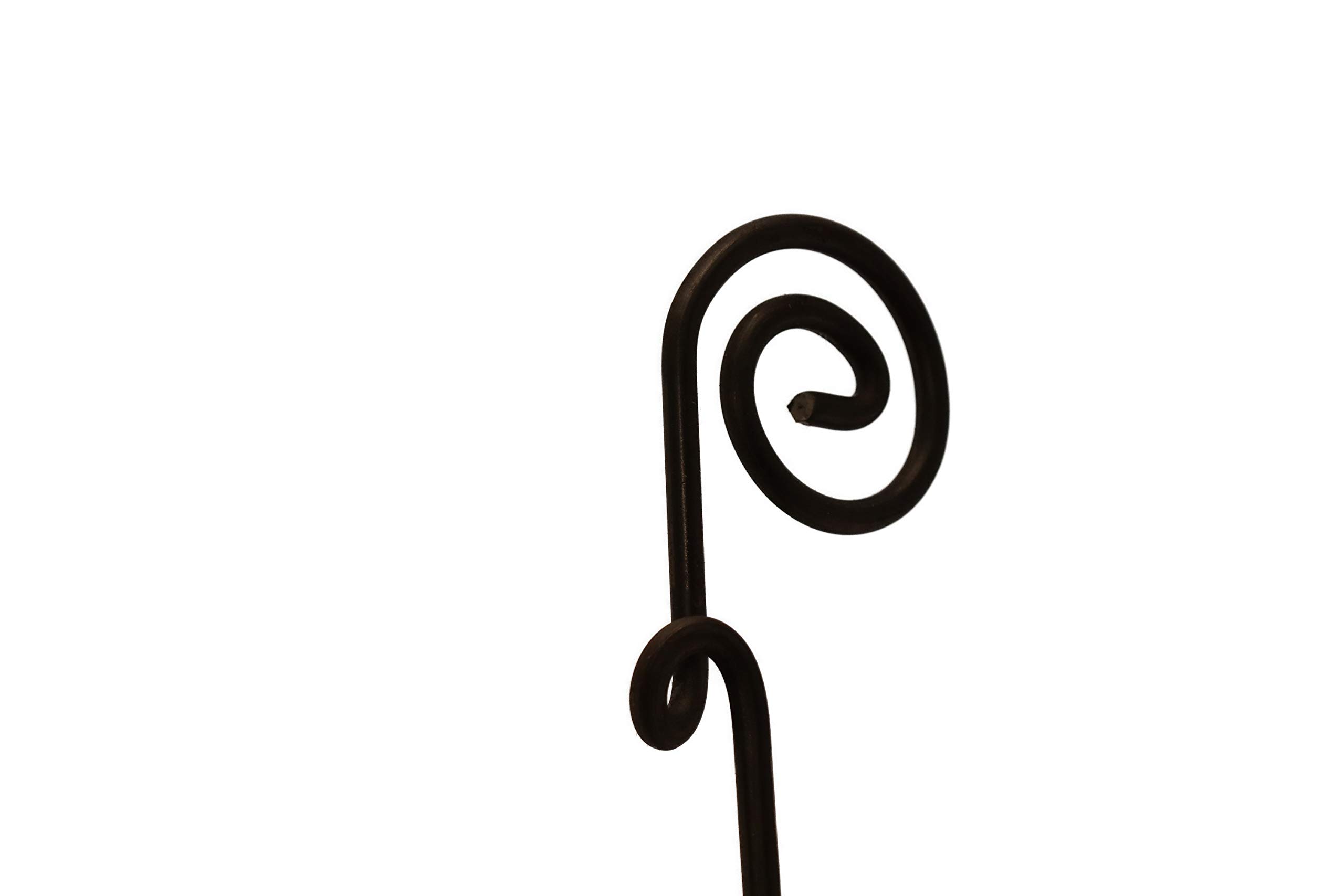 Hirsch Terracotta Staudenhalter rund Ring Ø 50cm Höhe 90cm Vollmaterial stabil Rankhilfe Pflanzenstütze