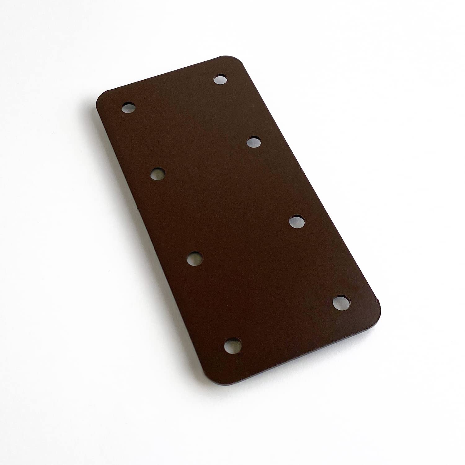 Indoor Outdoors Brown 4 X Straight Timber Railway Sleeper Brackets Suitable For Wooden Planters, Raised Beds, Retaining Walls, Pathway And Double Height Driveway Edging (Brown)