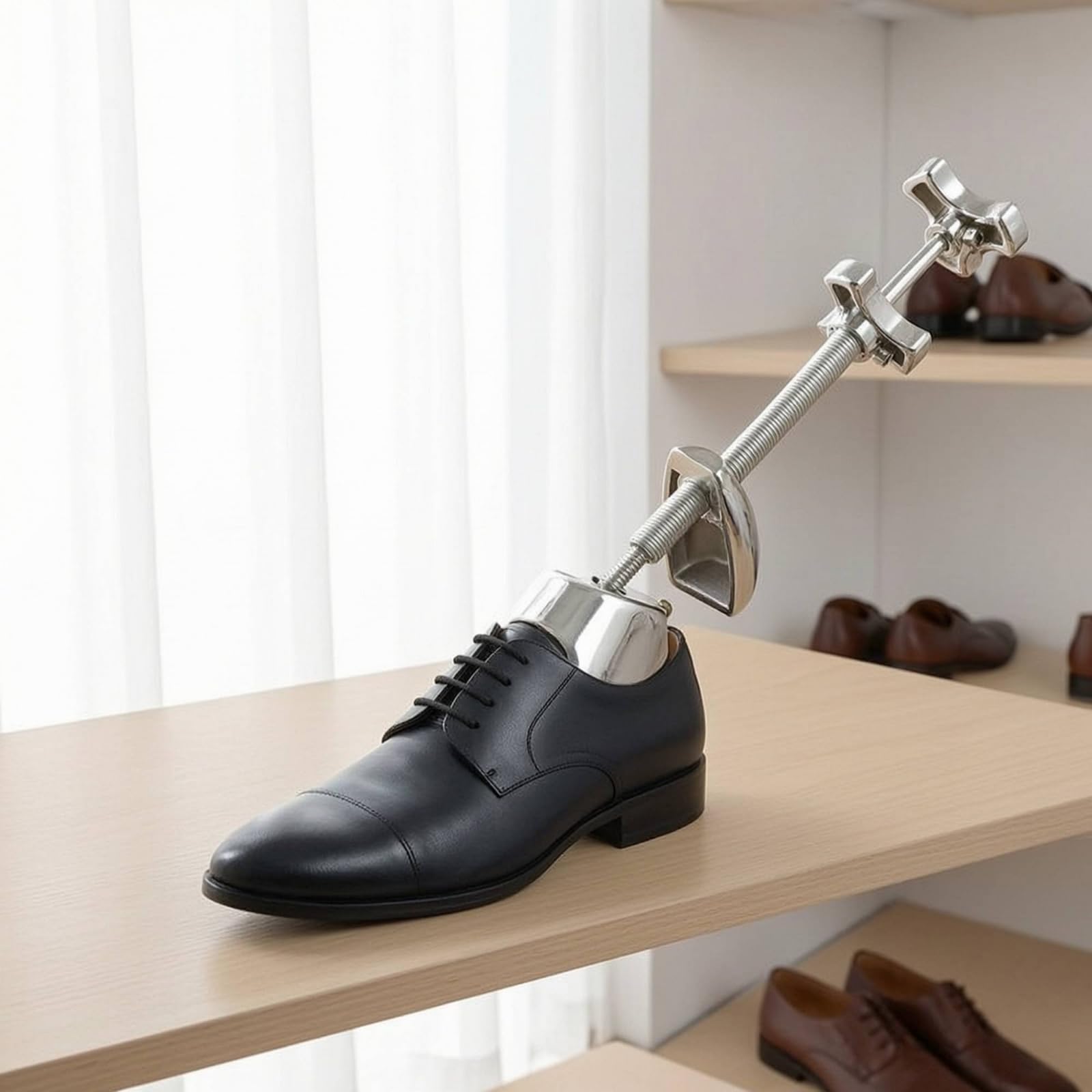 TISHITA para Zapatos Ajustable Ensanchador Abridor Separador de Calzado con Inserciones Dirigidas y Sección Contorneada de Metal para Aliviar Molestias y