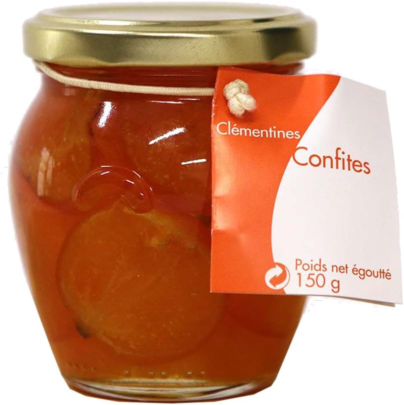 Candied Clementines in Syrup - Clementines Confites, Jar 150g