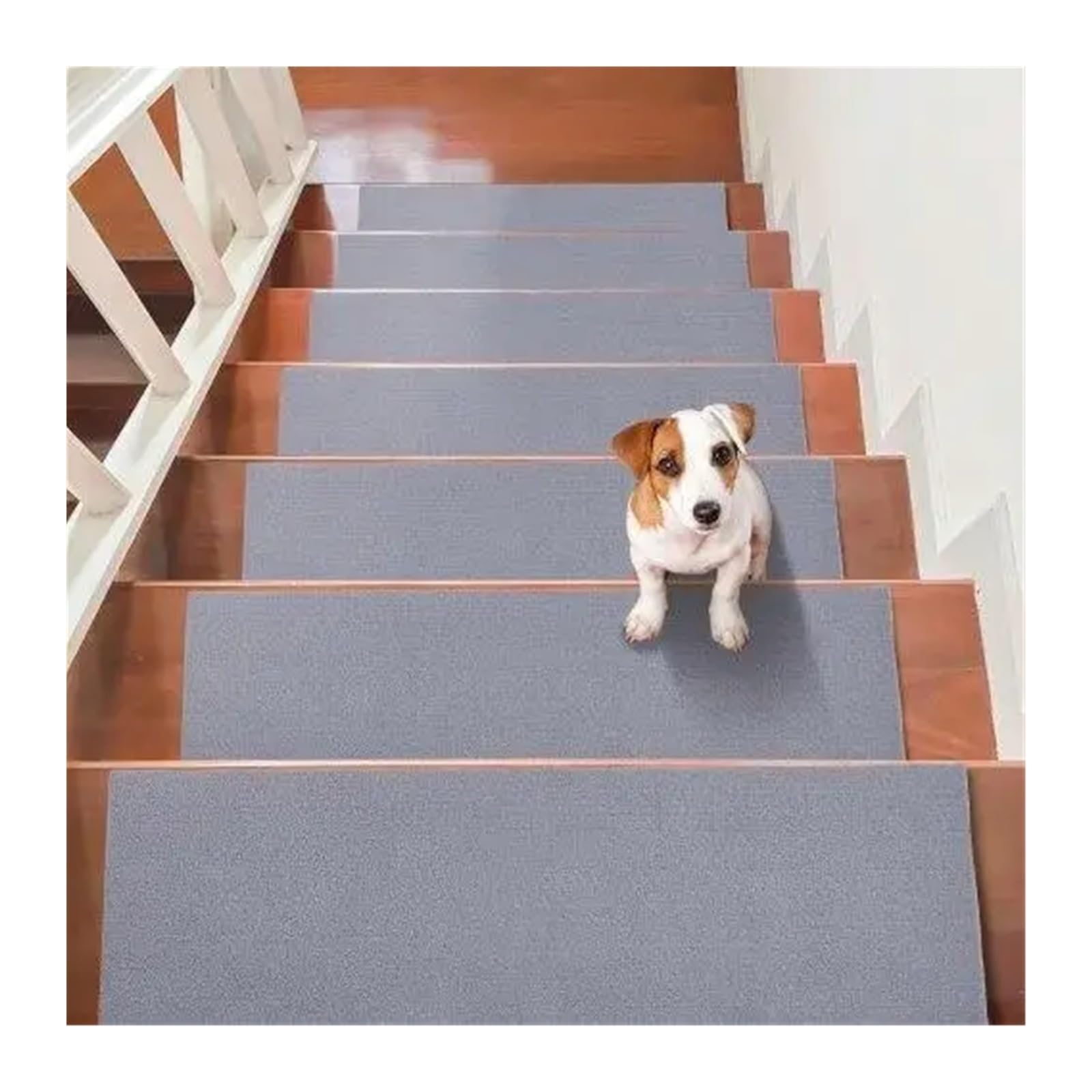 15 peldaños antideslizantes para escaleras, juego de 15 piezas para peldaños de madera, seguros para niños, mascotas, personas mayores, cómodas y seguras para el hogar