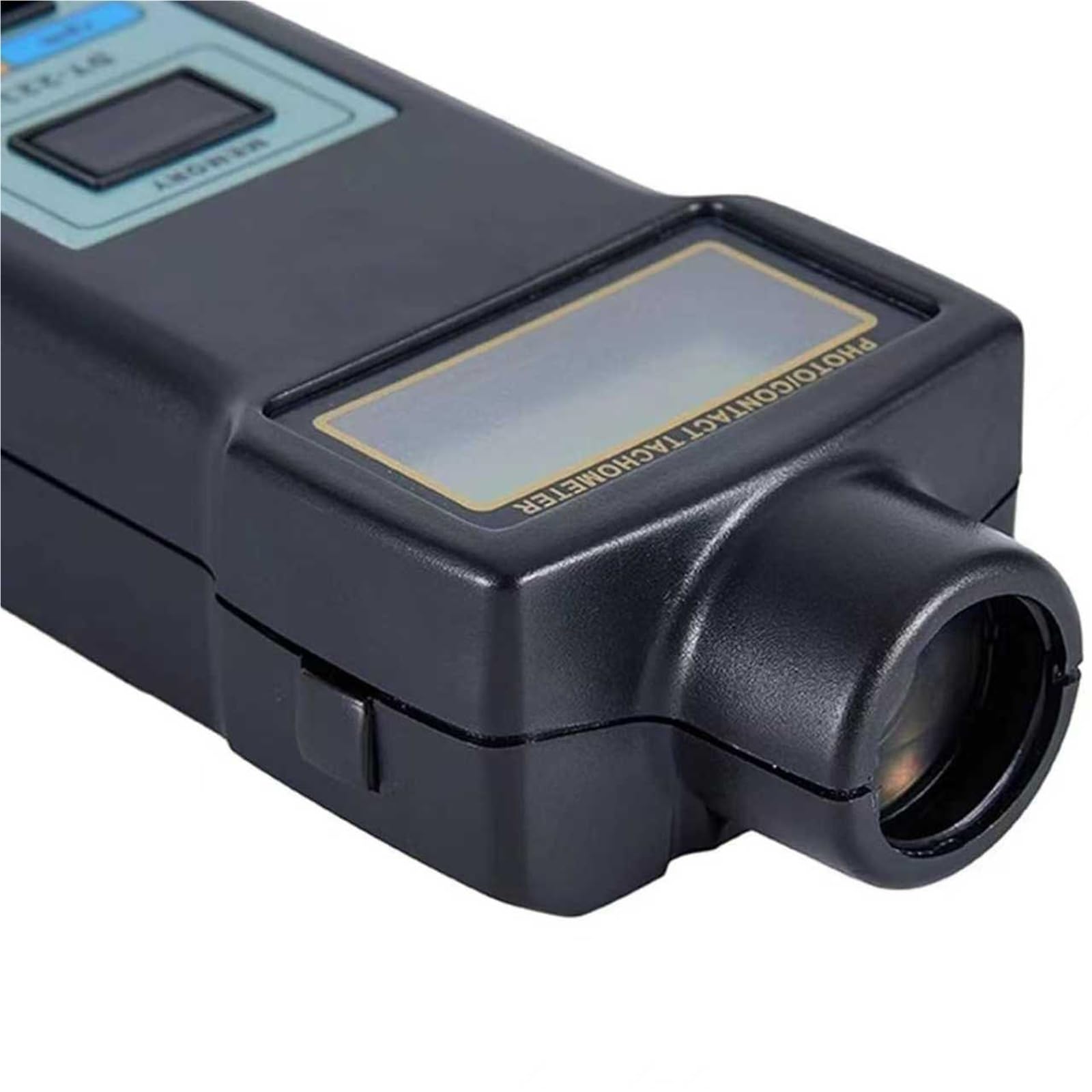 Obrotomierz cyfrowy, miernik obrotów z wyświetlaczem LCD, mierzy 2,5-99 999 obr./min i prędkość liniową, zawiera 4 sondy, idealny do silników i zastosowań przemysłowych