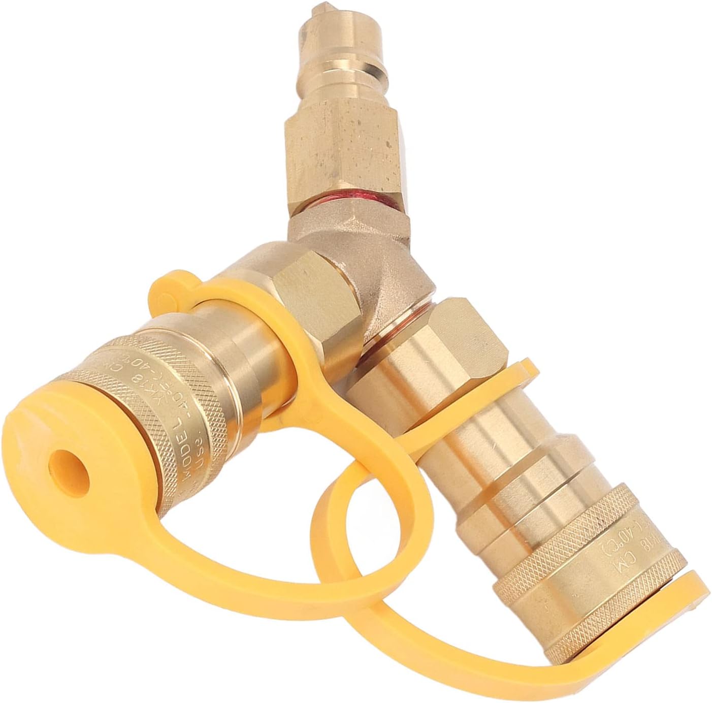 Gas Y Splitter, Durable 3/8 Inch NPT Design