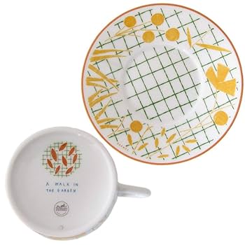 エルメスHERMES カップ＆ソーサー　ウォークインザガーデン 黄 新品未使用 エルメス（HERMES） ウォーク・イン・ザ・ガーデン コーヒー