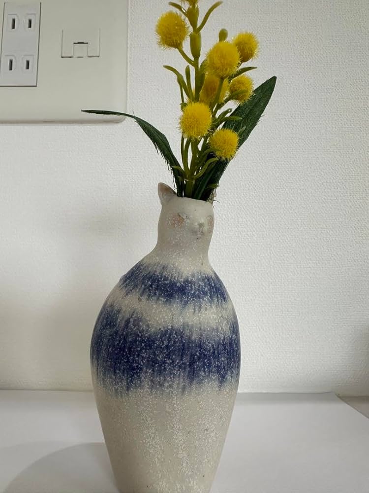長谷川風子 一輪挿し ネコ 猫 花瓶 ねこ 【公式通販】