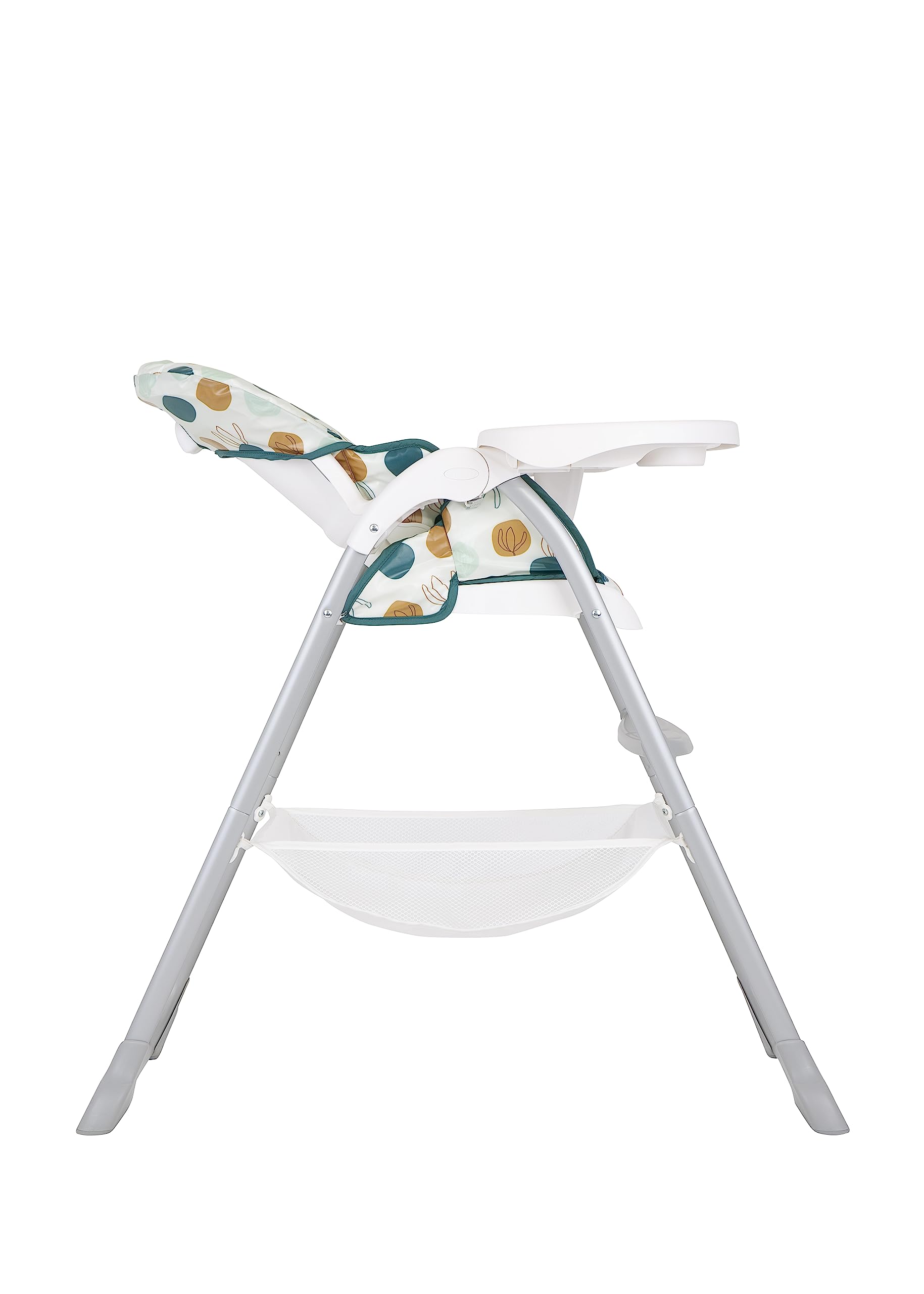 Graco - SnackEase Seggiolone con chiusura rapida, reclinabile, da 6 mesi fino a circa 3 anni (max 15 kg), fantasia Organza