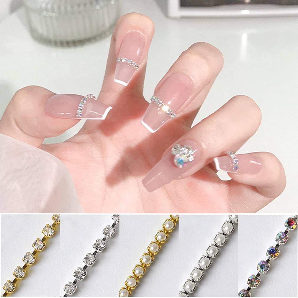 Amazon | Chisafly ネイルパーツ チェーン ネイル チェーン ライン