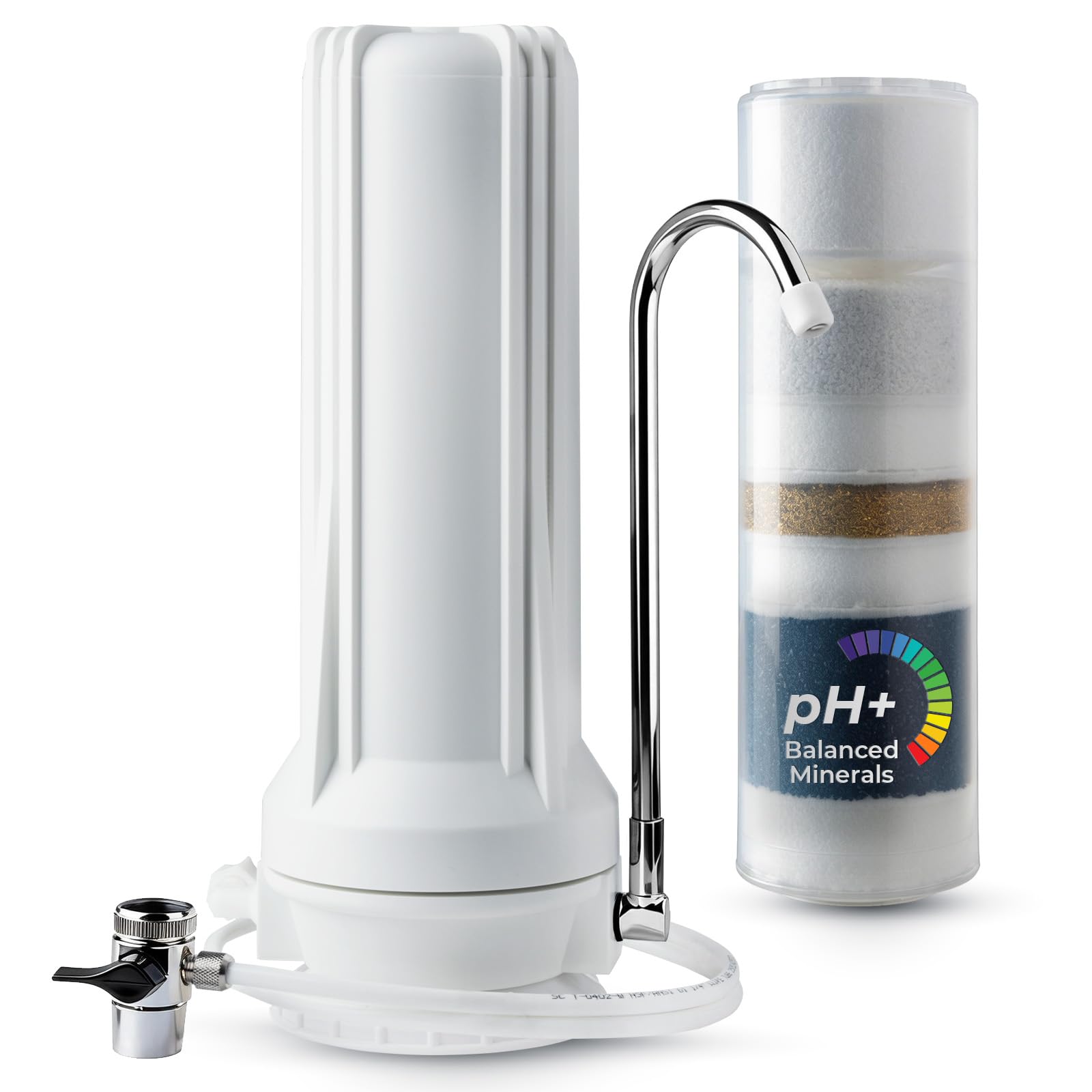 Amazon.co.jp: iSpring CT10-W カウンタートップ浄水器 多層飲料水