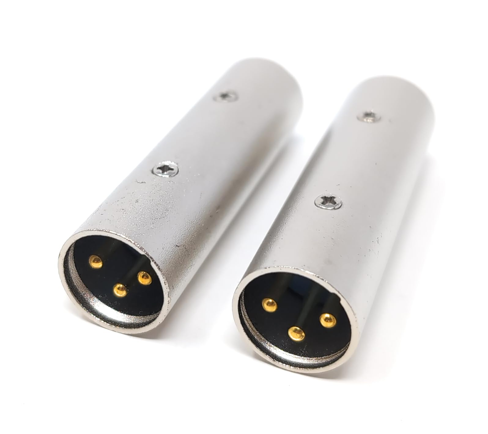 mCore XLR Male to Male Adapter, 3-Pin XLR Male to Male Connector with Gold-Plated Contacts for Microphones Mixers