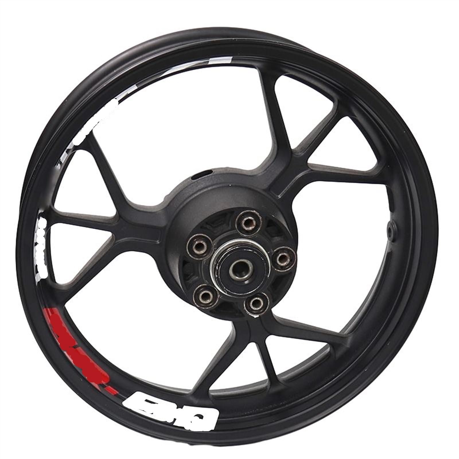 Applique for for ER-6N ER6N Er-6n Er6n Motorcycle Reflective Wheel Rim Stripe Decal Sticker Front Rear Decal Full Set(A9)