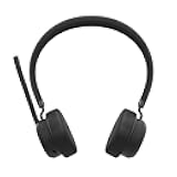 Wireless Stereo Headset, Noise Cancelling Mic, Bluetooth 5.3 Multipoint, 31-Hour Talk & 60-Hour Playback, Lightweight 138g, Replaceable Earcups Over-Ear Comfort, Gaming, Office, & PC Use