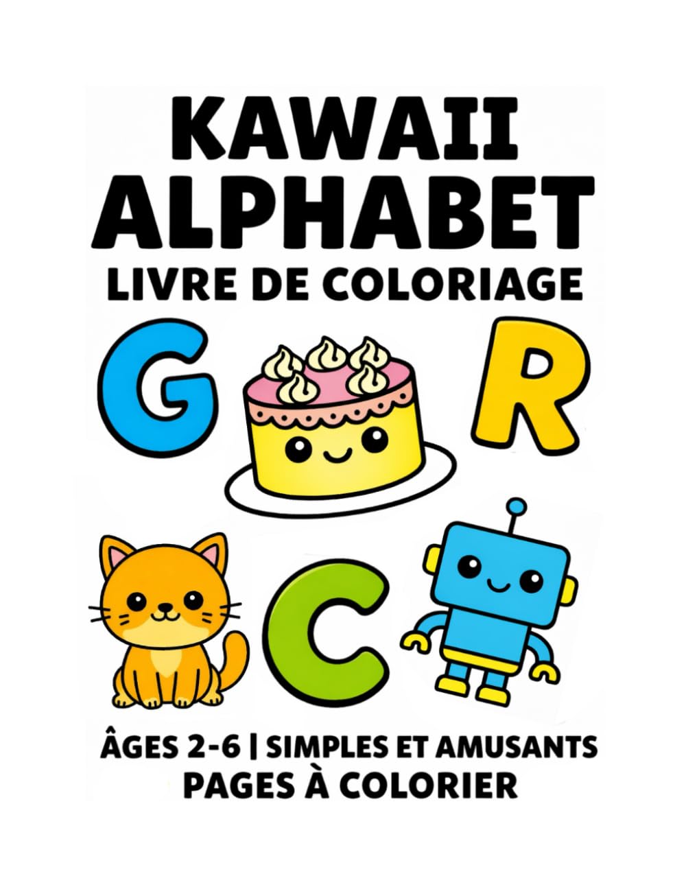 Kawaii Alphabet - Livre de coloriage pour enfants