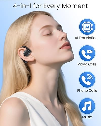 Miniatura 5 de AI Translation Earbuds Real Time 164 Languages 80H Playtime Translator Ear Buds Audifonos Traductores Inglés Español Wireless Earphones Bluetooth AI
