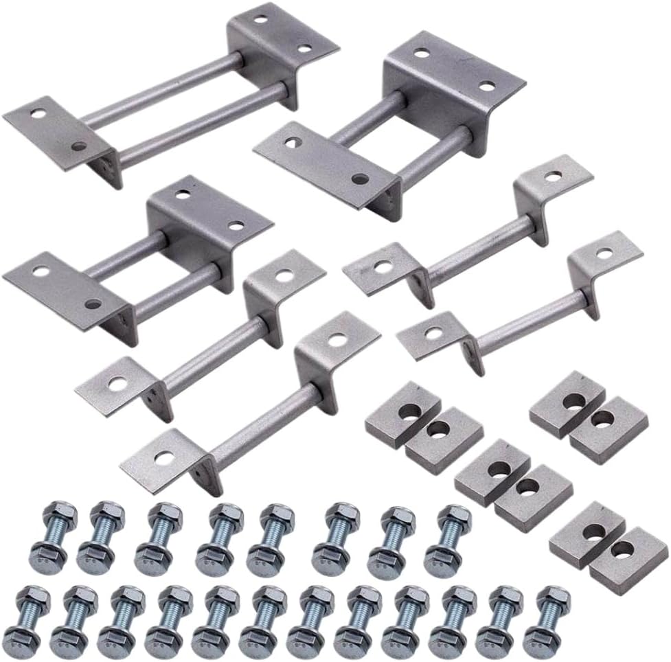 3rd Row Seat Brackets with Strikers and Bolts Compatible with Tahoe Yukon 2000 2014