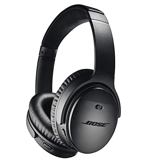 Bose QuietComfort 35 II Wireless Bluetooth Headphones, Noise-Cancelling, with Alexa Voice Control - Black