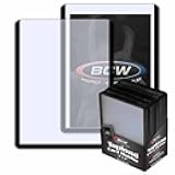 3x4 Topload Card Holder - Black Border | 25 Pack | Premium Quality Rigid PVC Protector for Standard Size Trading Cards | Card Holders for Sports Cards, MTG, Pokemon, and More (Black)