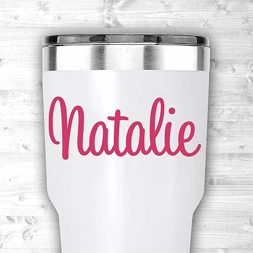 Miniatura 2 de Name Decal Sticker Label for Water Bottles, Tumblers, Water Flasks, Skateboards, Laptops, Planners, Bridesmaid Gifts, School Supplies, IPads, Car