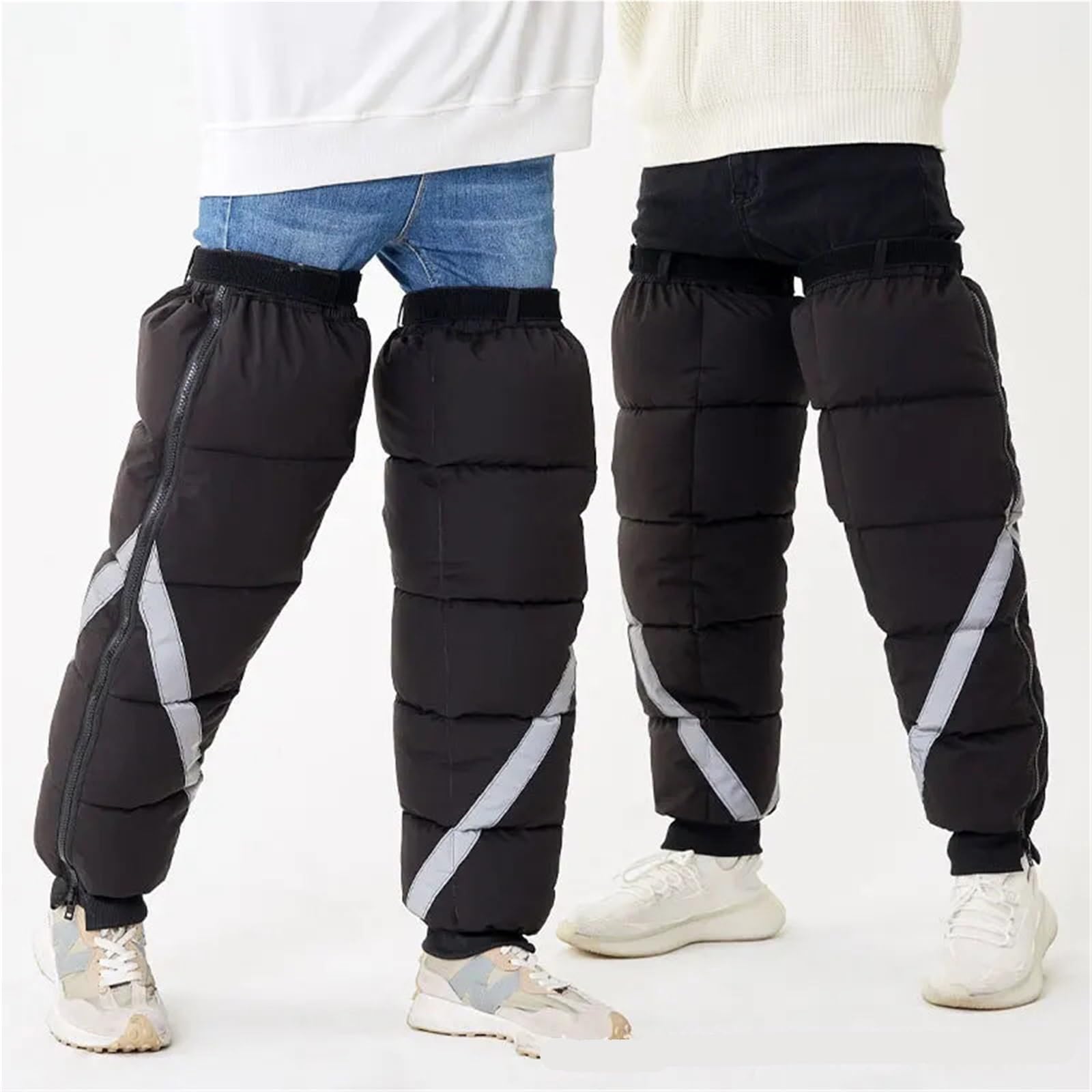 Rodilleras para Motocicleta, Rodilleras de algodón cálidas y resistentes al viento Uso apto para motocicletas eléctricas, protección para piernas frío
