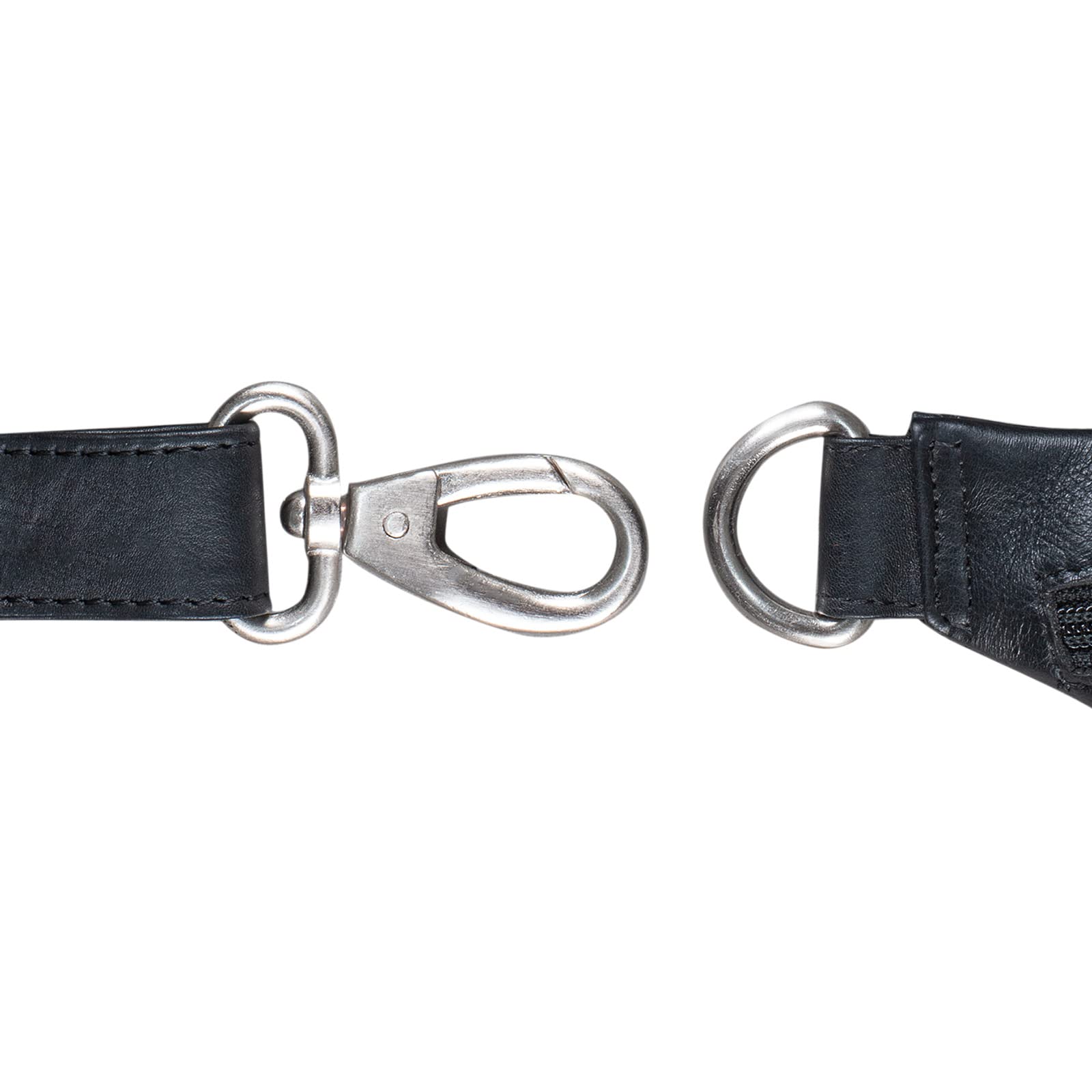 ROYALZ 'Laguna' Banane en Cuir Vintage Unisexe - Sac de Ceinture pour Homme et Femme - Disponible en Sac de Poitrine ou de Hanche - Couleur: Noir