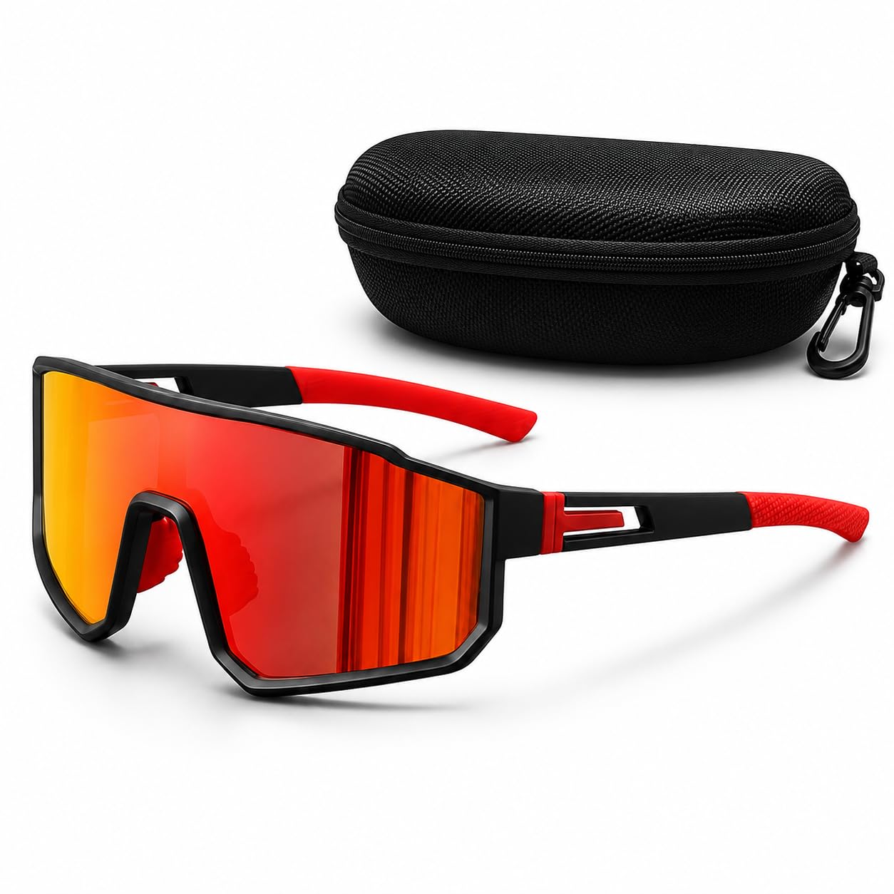 2-Piece Sports Eyewear, Riding Glasses With Case for Outdoor Activity-image-7