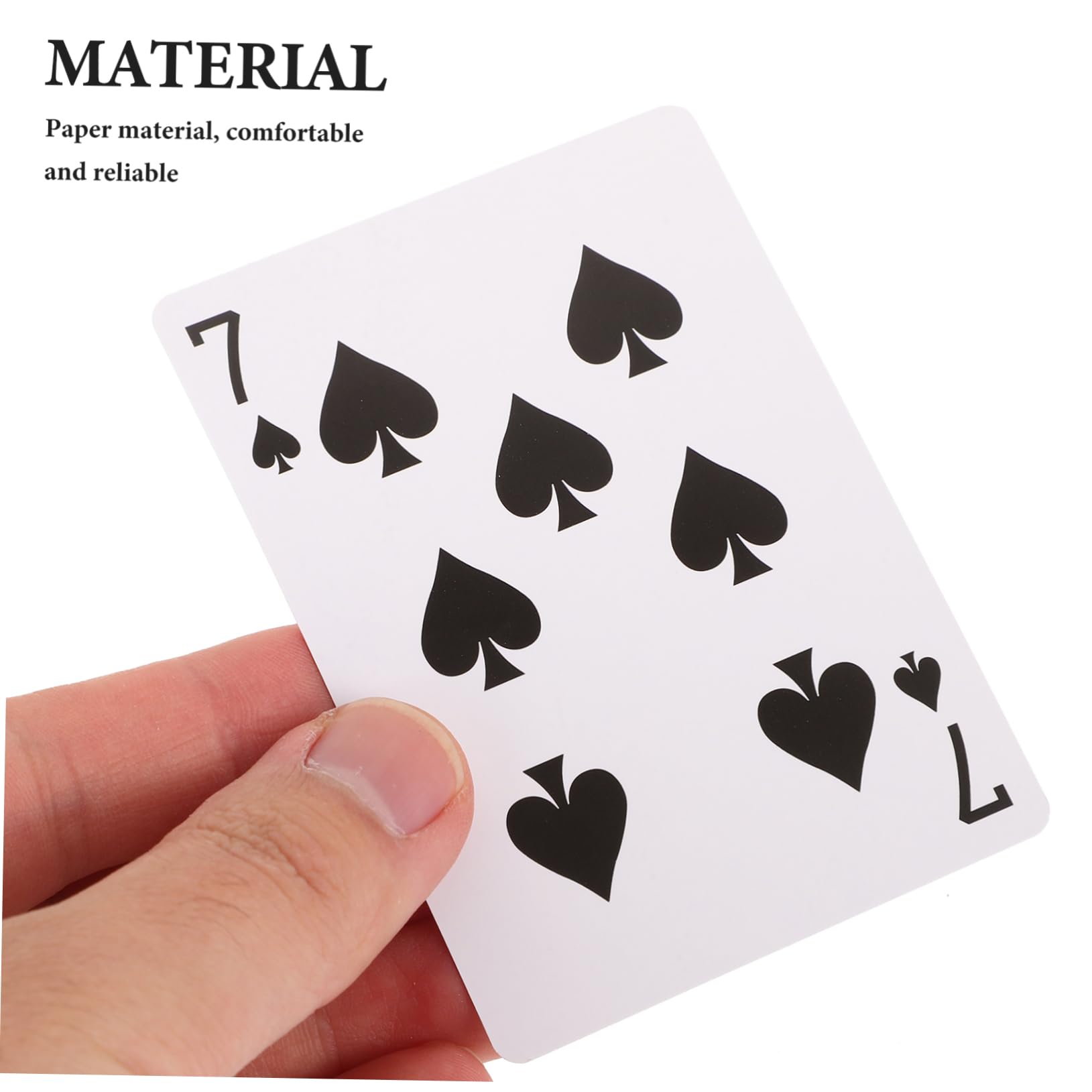 Toyvian 5juegos Tarjetas De Póker para Papel De Transferencia De Calor Tarjetas De Personalizables para Entretenimiento y Fiestas