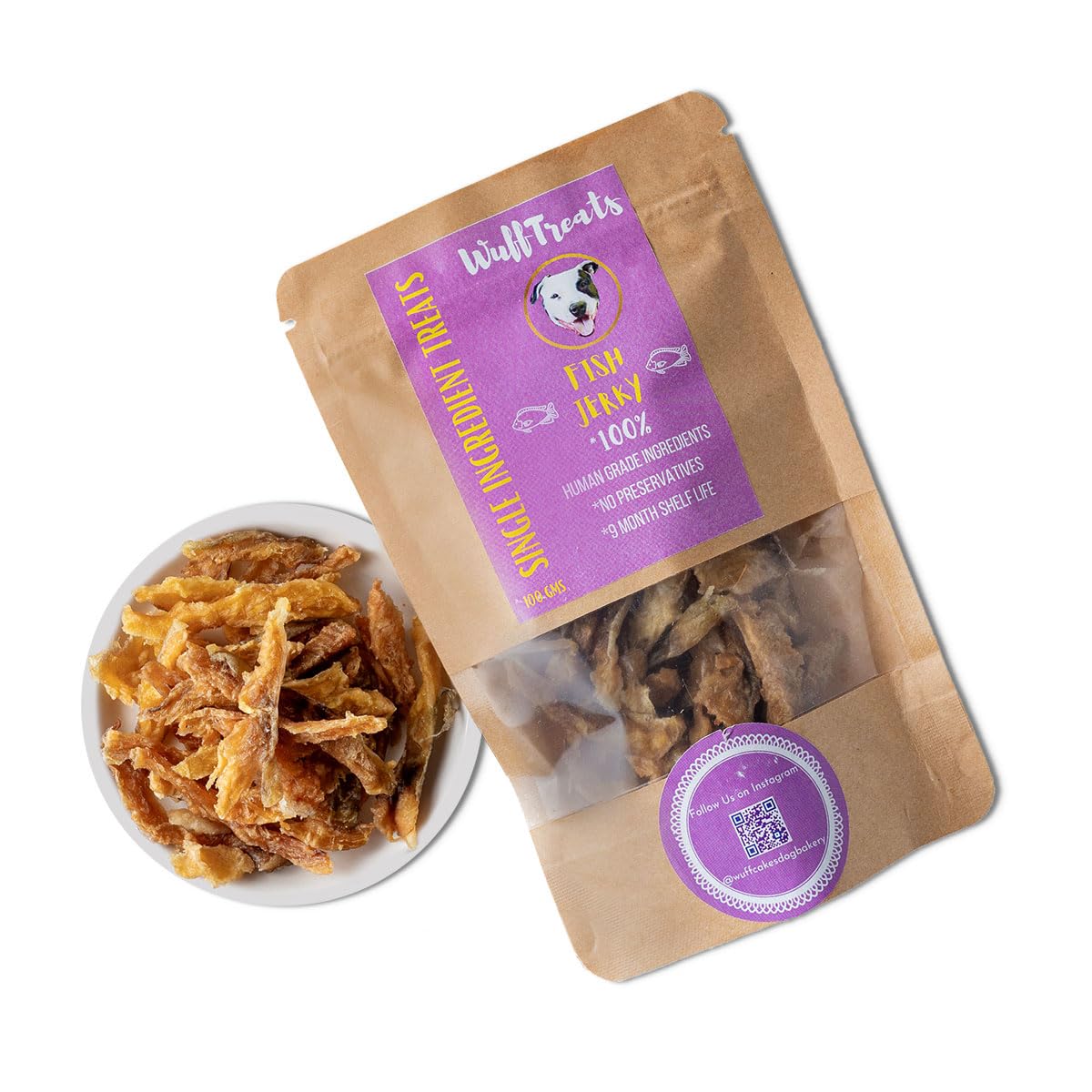 Wufftreats: Ocean Delicacy Unleashed - Fish Jerky for Dogs, a 50 Grams Flavor Fiesta for Furry Friends (B0CTQPNCSP) Amazon Price History, Amazon Price Tracker