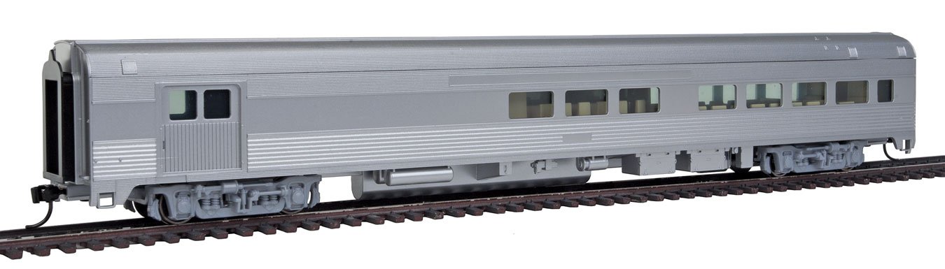 Walthers 30050 85' Budd Baggage-Lounge - Ready to Run - Painted, Unlettered (Silver)