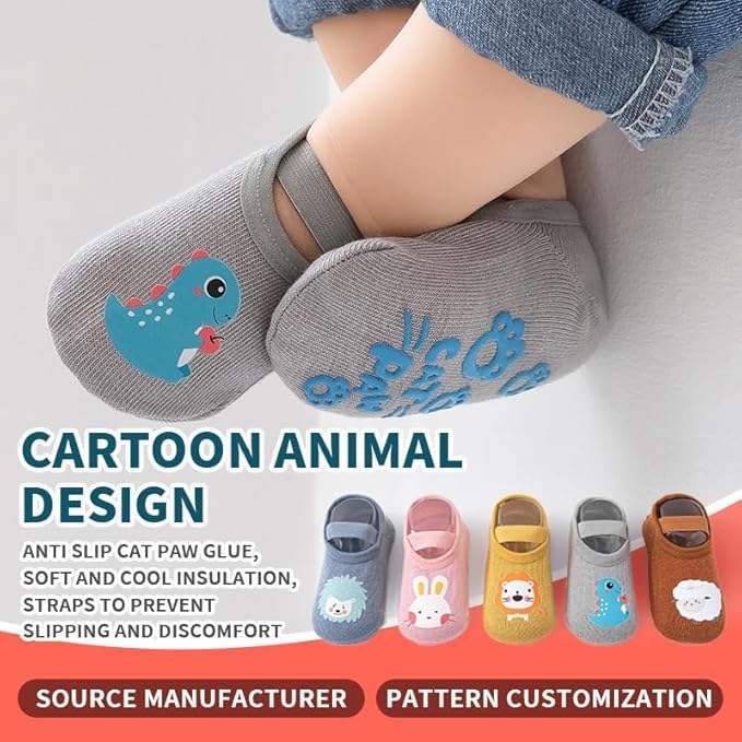 MAAGHI Kids Socks for Boys & Girls Pack of 5 | Soft Cotton Blend Ankle Socks | Lightweight & Comfortable Everyday Socks for Kids 3