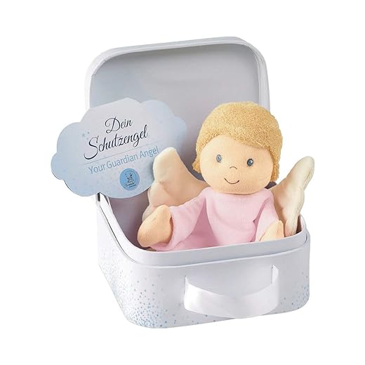 Sterntaler Schmusetuch Schutzengel, Alter: Für Mädchen ab dem 1. Monat, Größe: 26 cm, Farbe: Rosa