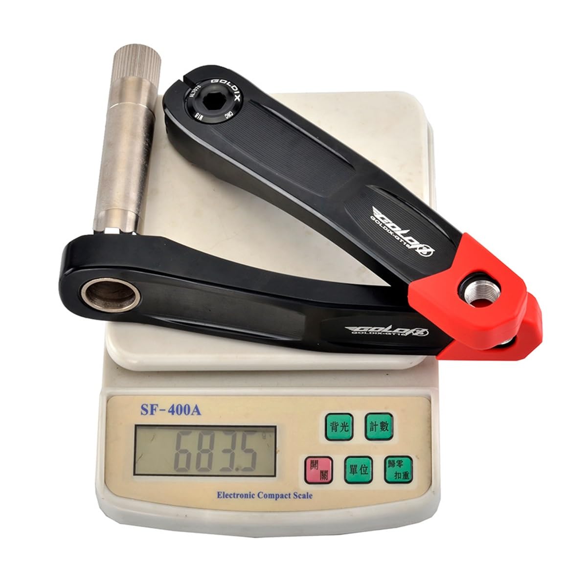 170mm/175mm MTB Platos Y Bielas Integrado Hueco Aleación De Aluminio Monoplato Bielas 30/32/34/36/38T Plato con BSABB Compatible con 10/11/12 Velocidades(Black 170mm,36T)