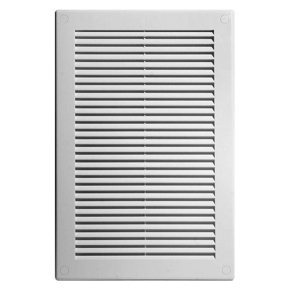 White Air Vent Grille 7.5'' x 10'' Fly Screen/Anti-Insect Mesh 180mm x 250mm