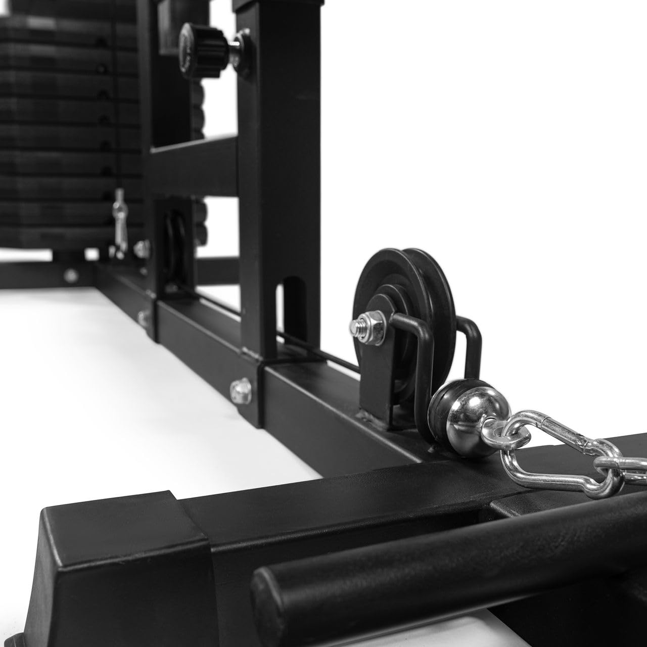 Dione LT60 - Torre de poleas para Entrenamiento (Peso de 50 kg - Ampliable hasta 90 kg), estación de Fitness, Homegym