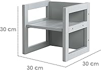 Vista 6 de Roba -Kids Country-Farmhouse: Silla infantil gris para niños