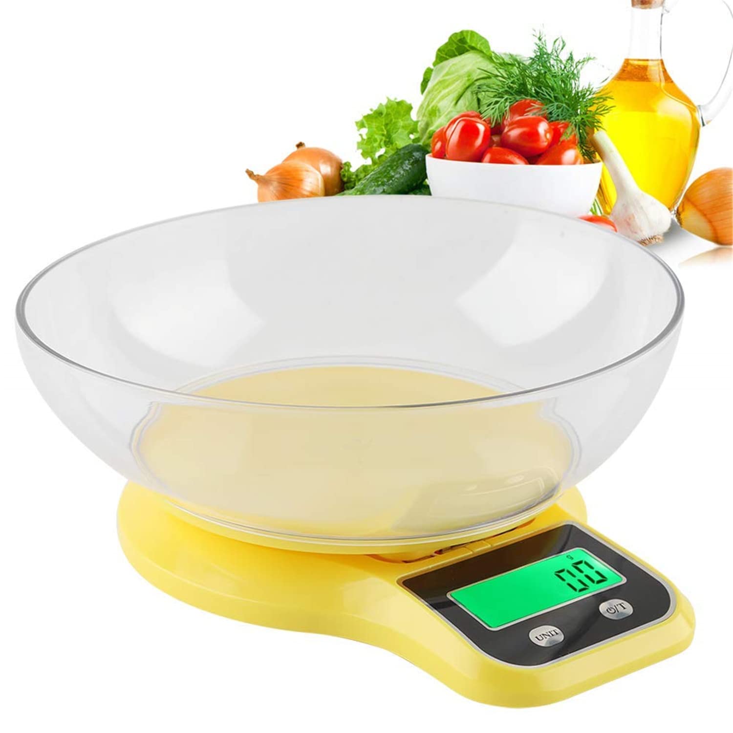 Digital Küchenwaage,15KG Digitale Küchenwaagen Haushaltswaage Digitalwaage, Hochpräzise