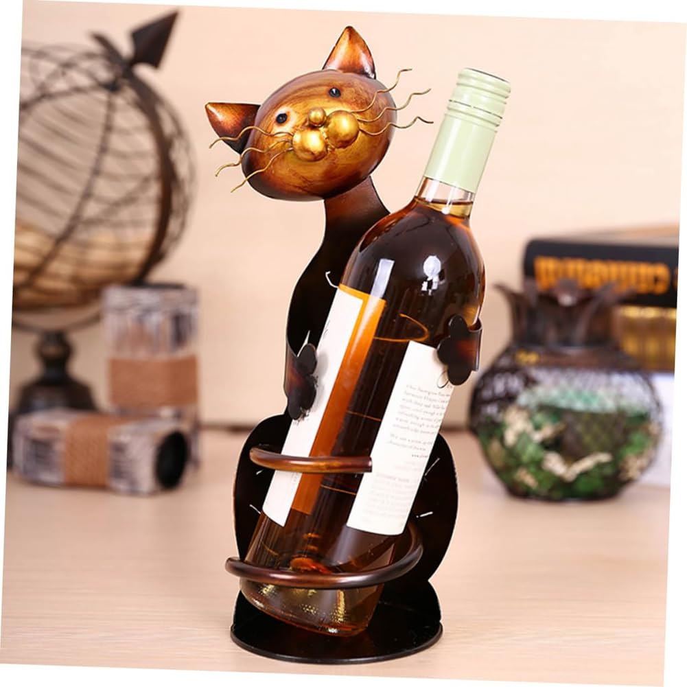Soporte para Vino de, Soporte para Vino en Forma de, Soporte de Metal para Botella de Vino de, Escultura