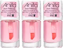 Kit 3 Esmalte Sérum Fortalecedor Anita Crescimento De Unha -Ref 552
