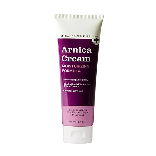 Vista 12 de Miracle Plus Arnica Cream Loción extra fuerte para aliviar moretones e hinchazón en la piel Gel de árnica, crema de vitamina K, cuidado de la piel