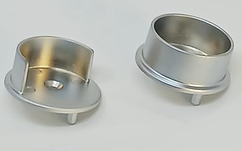 Miniatura 8 de 1 par para soportes de extremo de tubo de armario de 1 516" de diámetro (cromo pulido)