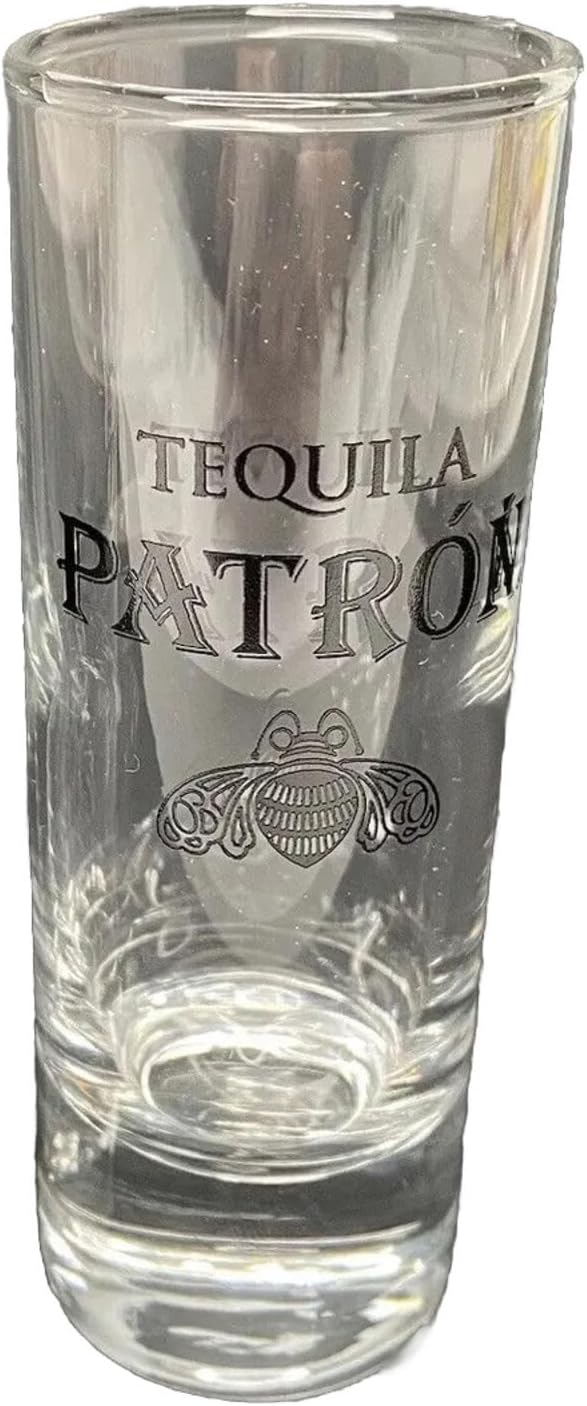 Patron Silver Professional Series Etched Shot Glass by Patron Distillery