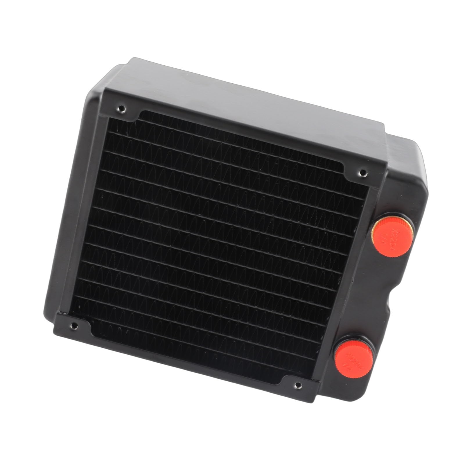 EMUKOEP Radiatore in Rame di Raffreddamento Ad Acqua per Computer Efficiente Dissipatore di Calore per PC a 3 Strati a 12 120 Mm G1/4 per Sistemi di Raffreddamento Ad Acqua per Computer