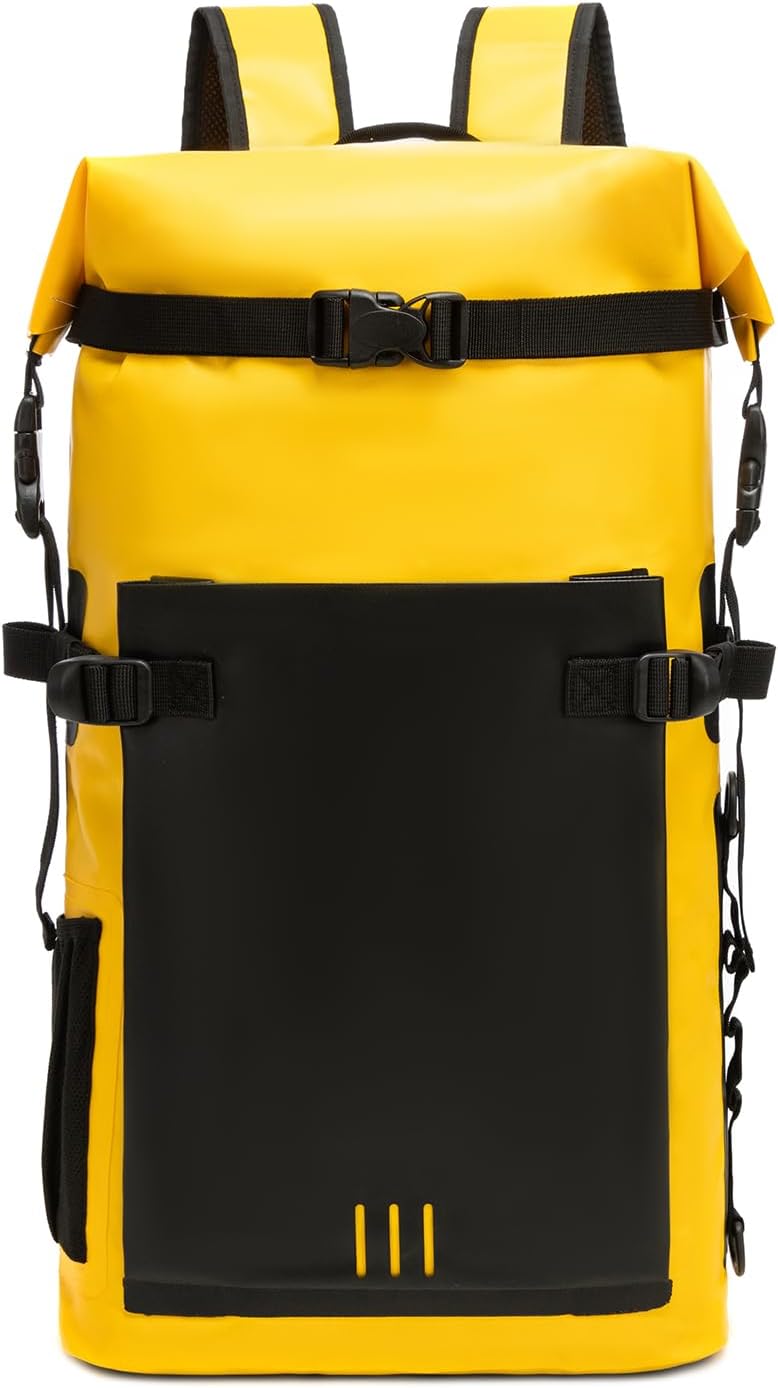 Waterproof Dry Bag,Heavy Duty Hiking Backpack Roll-Top Closure Bag for Kayaking, Hiking, Camping, Boating- Men/Women