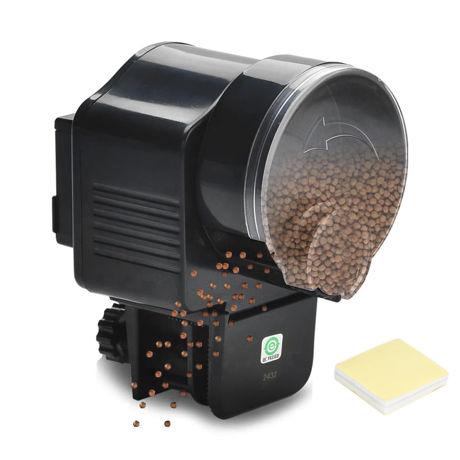 Alimentador Automatico Acuario, Alimentador Automático de Peces eléctrico, Dispensador Automático De Comida para Peces, Herramienta de Alimentación para Acuario pecera
