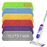 Reusable Mop Pads Compatible with Swiffer PowerMop, Mop Refills Mopping Pads Refills Microfiber Mop