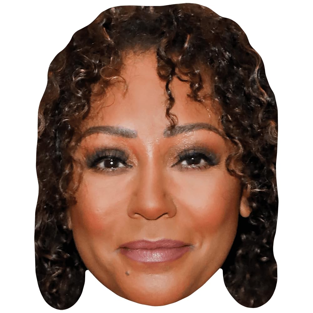 Mel B (Make Up) Celebrity Mask, Flat Card Face, Fancy Dress Mask