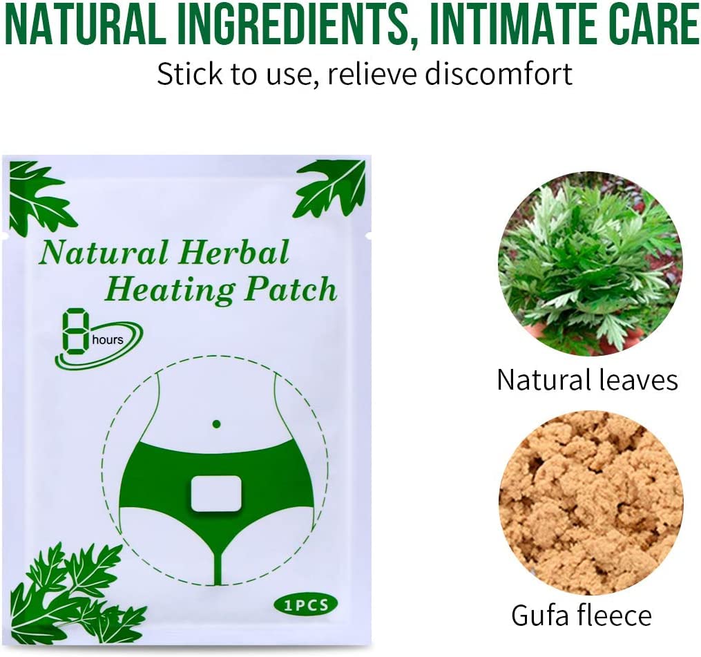 Magnova Menstrual Cramp Heating Patch 8 Packs, Period Pain Relief Heat Patch - 100% Natural Instant Pain Relief For Neck, Shoulders, Back, Self Heating Pad for Period Cramp & Lasts for 12 Hours, 3